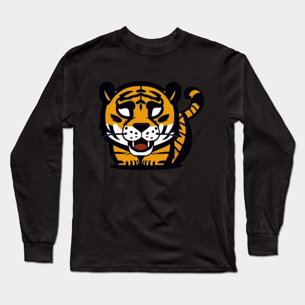 tiger Long Sleeve T-Shirt by vabontchi